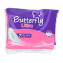 BUTTERFLY SANITARY NAPKINS ULTRA EXTRA LARGE 7 PCS