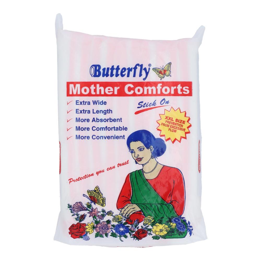 MOTHER COMFORTS BUTTERFLY STICK ON XXL SIZE 10PCS