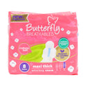 BUTTERFLY MAXI COTTON TOP EXTRA LONG 8 PADS