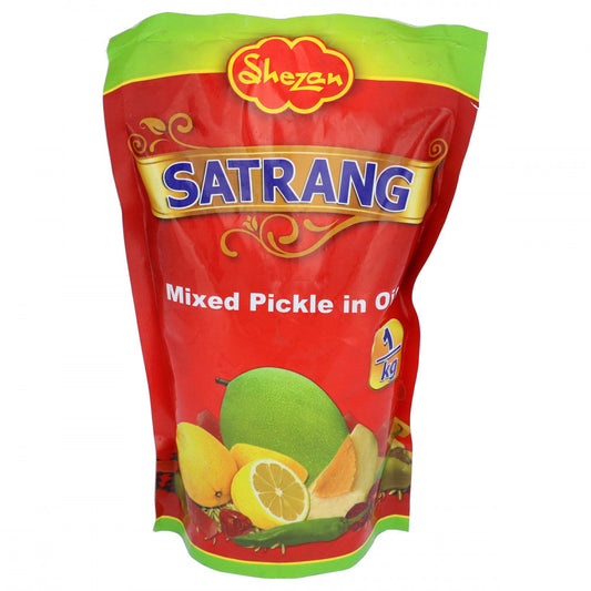 SHEZAN SATRANG PICKLE IN OIL POUCH 800 GM