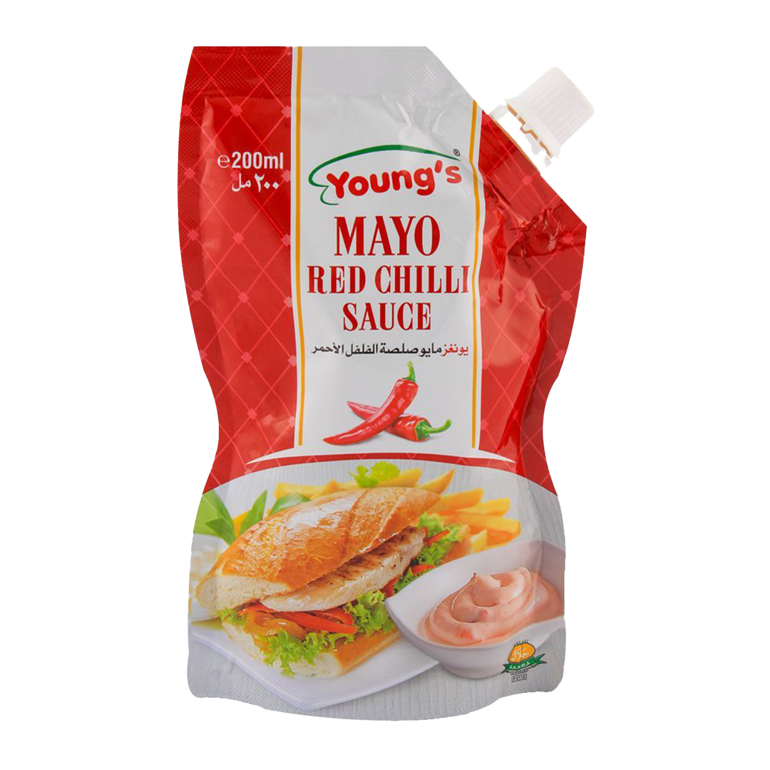 YOUNGS FRENCH MAYO RED CHILLI 200GM