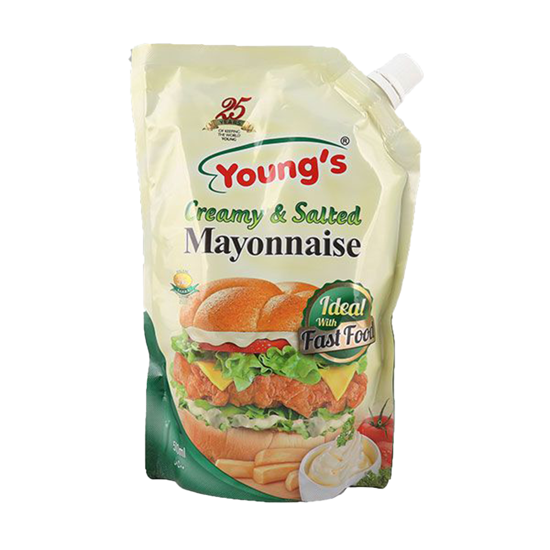 YOUNGS CREAMY & SALTED MAYONNAISE 1 LTR