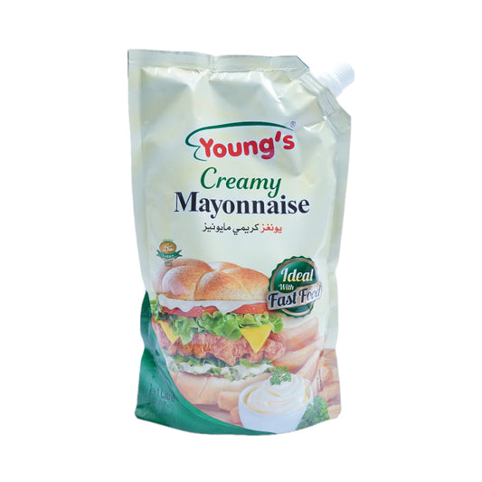 YOUNGS CREAMY & SALTED MAYONNAISE 1 LTR