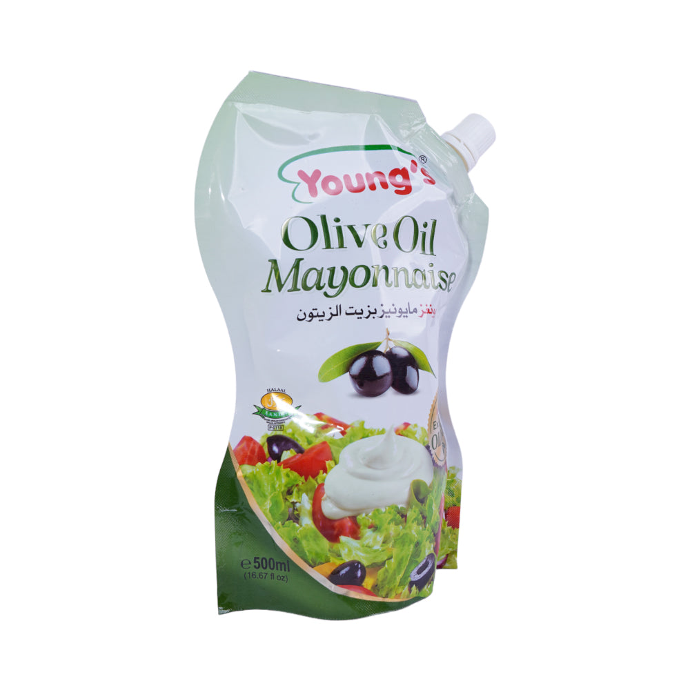 YOUNGS OLIVE OIL MAYONNAISE 500ML