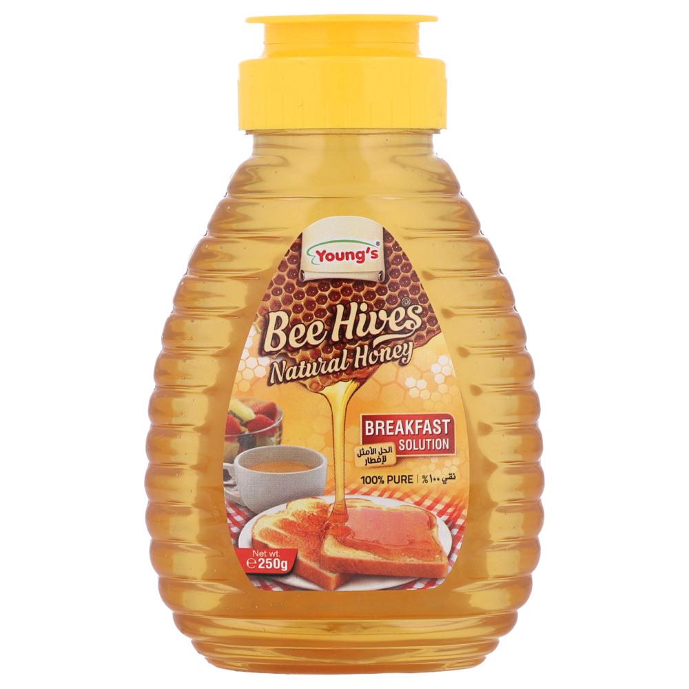 YOUNGS BEE HIVES HONEY BOTTLE 250 GM