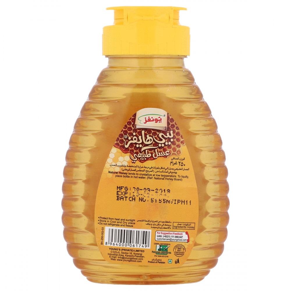 YOUNGS BEE HIVES HONEY BOTTLE 250 GM