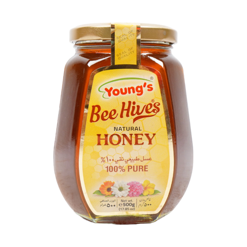 YOUNGS NATURAL HONEY BEE HIVES 500 GM