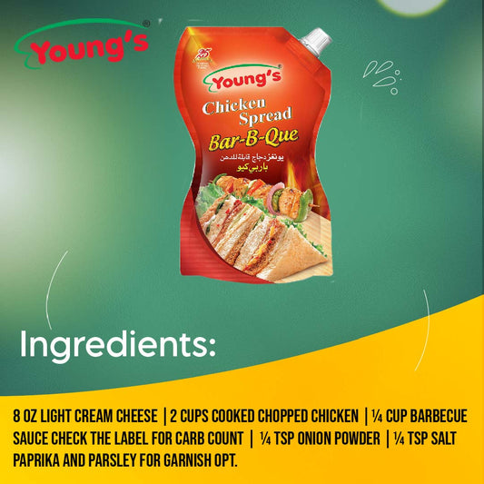 YOUNGS FRENCH CHICKEN BBQ SPREAD 200ML