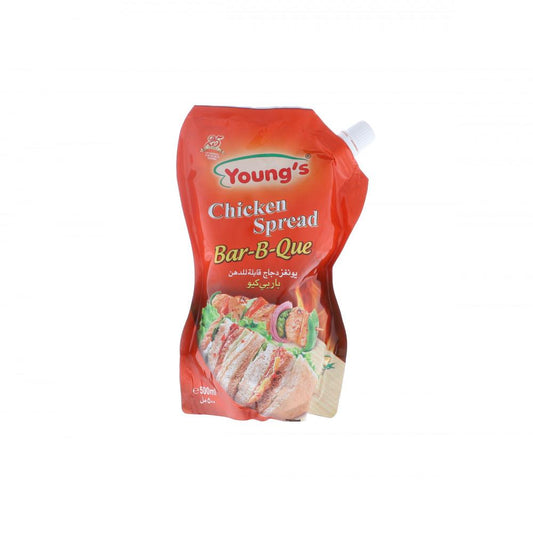 YOUNGS CHICKEN SPREAD BAR-B-QUE POUCH 500 ML