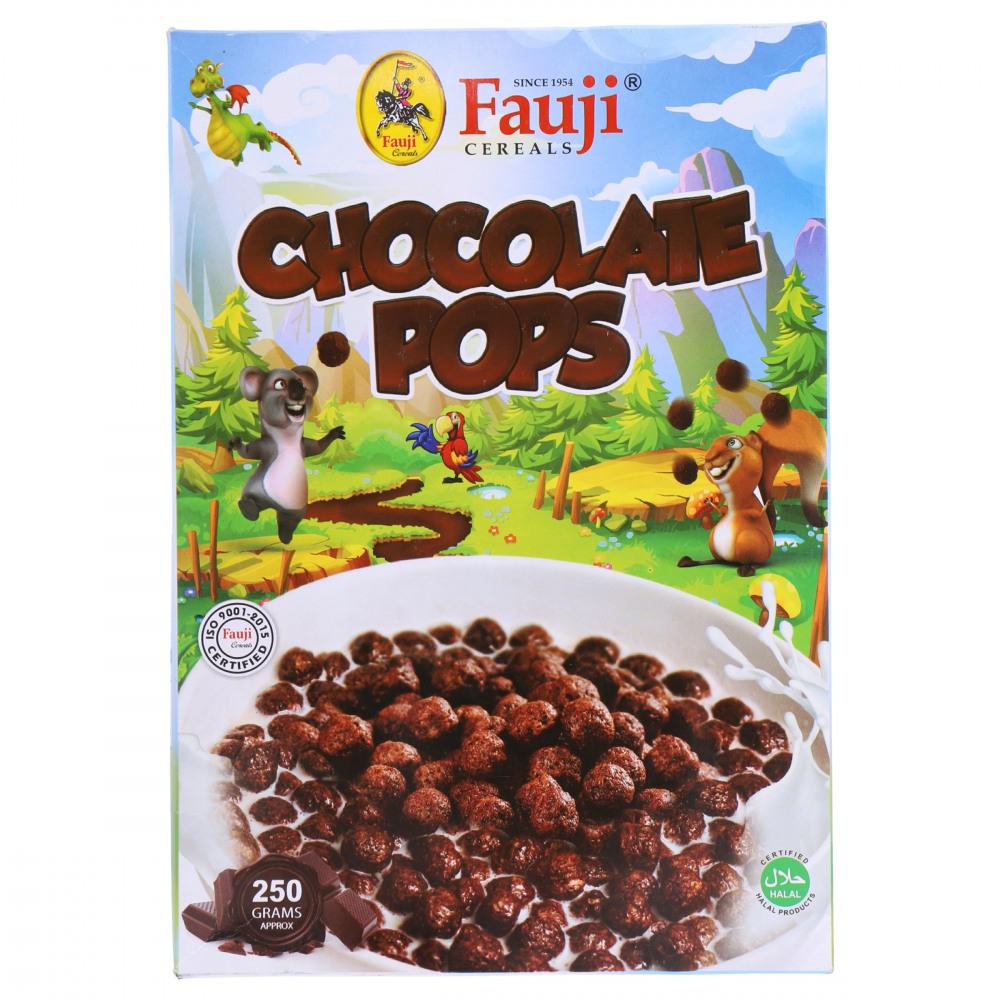 FAUJI CEREAL CHOCOLATE POPS 250 GM