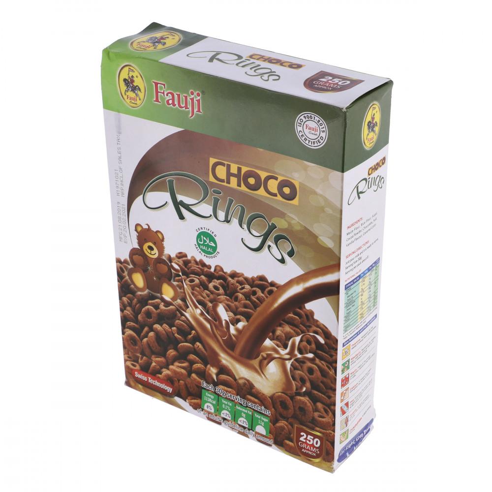 FAUJI CEREAL CHOCO RINGS 250 GM