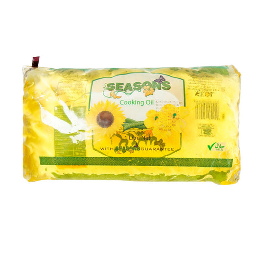 SEASONS COOKING OIL POUCH 1 LTR PC