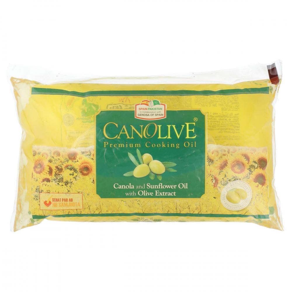 CANOLIVE PREMIUM CANOLA OIL POUCH 1 LTR