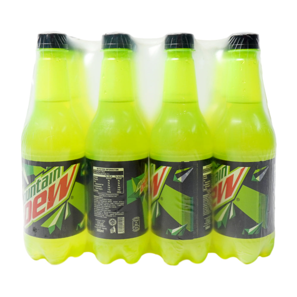 MOUNTAIN DEW BOTTLE 500 ML-CARTON