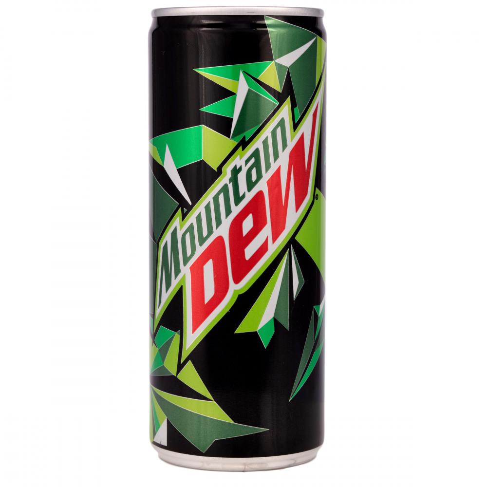 MOUNTAIN DEW SLIM CAN 250 ML-CARTON