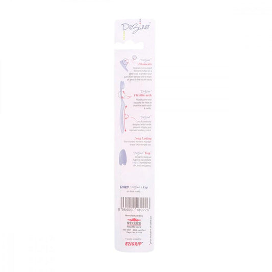 EZIGRIP DEZINER TOOTH BRUSH MEDIUM