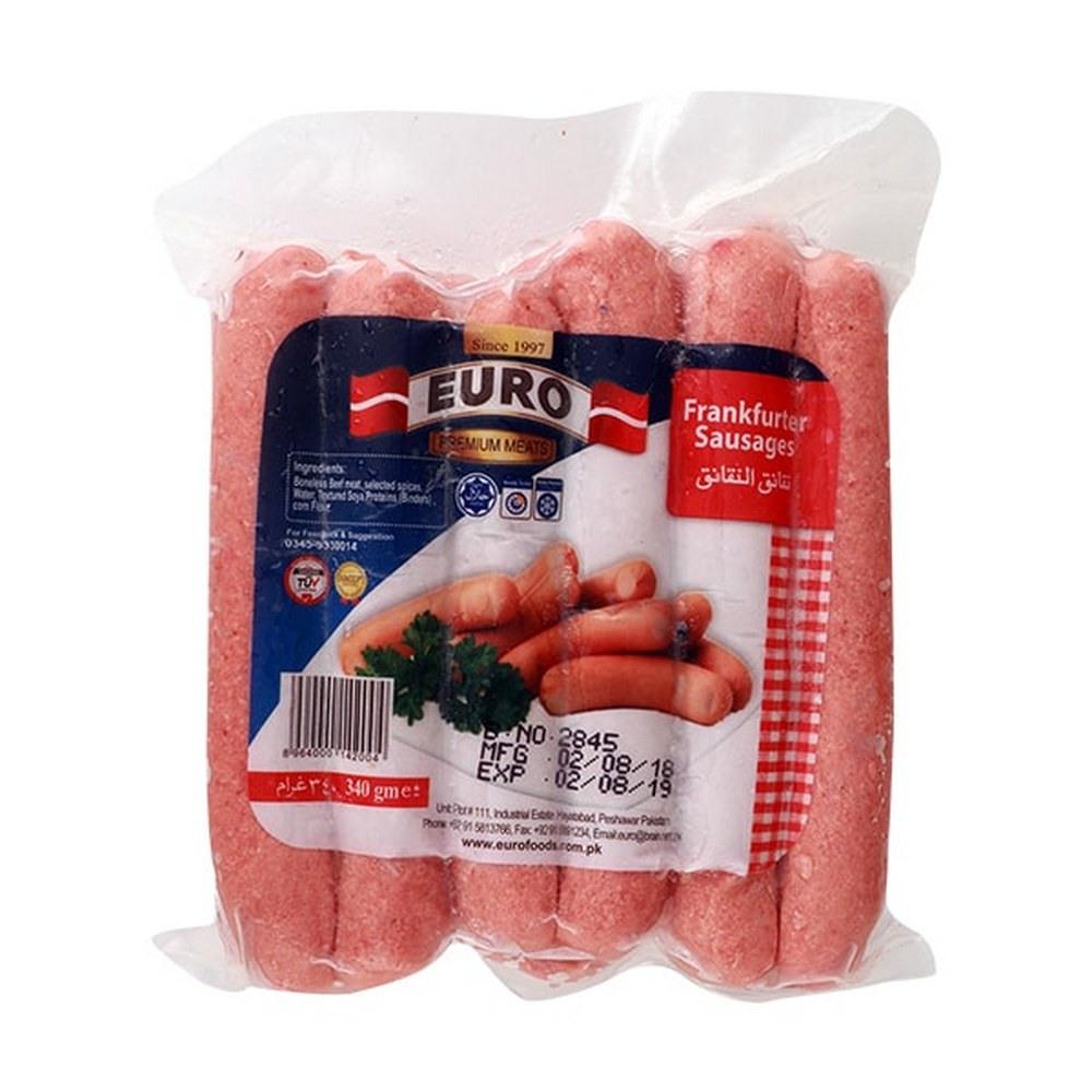 EURO FRANKFURTER SAUSAGES 320 GM