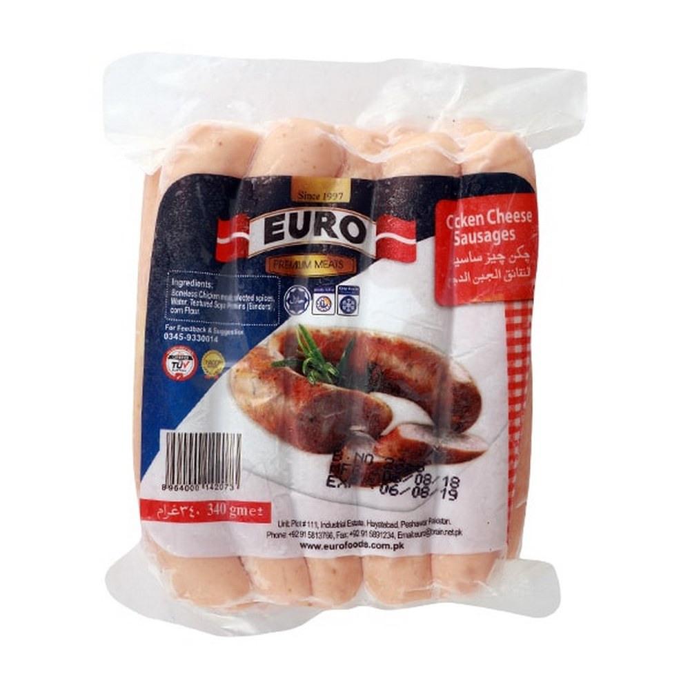 EURO FRANKFURTER CHEESE SAUSAGES 320 GM