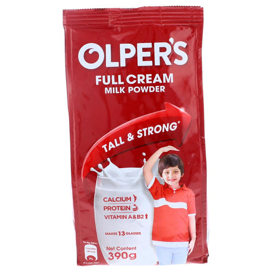 OLPERS FULL CREAM MILK POWDER POUCH 390 GM