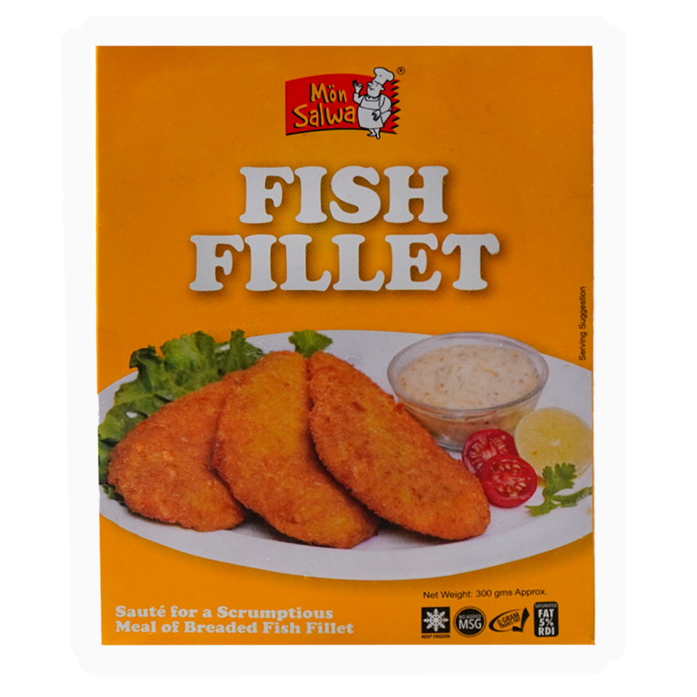 MANO SALWA BREADED FISH FILLET 300 GM