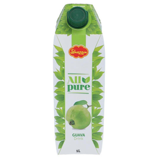 SHEZAN ALL PURE GUAVA NECTAR 1 LTR- CARTON