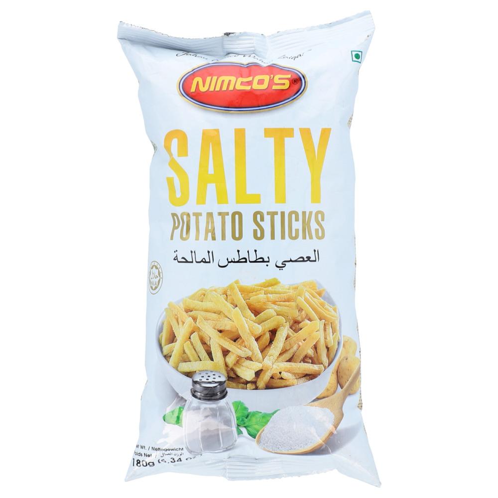 NIMCOS SALTY POTATO STICKS 180 GM