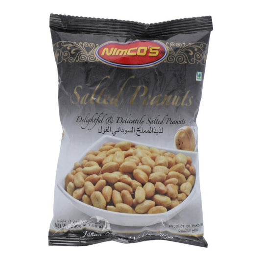 NIMCOS SALTED PEANUTS 200 GM