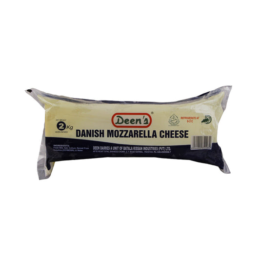 DEENS DANISH MOZZARELLA CHEESE 2 KG