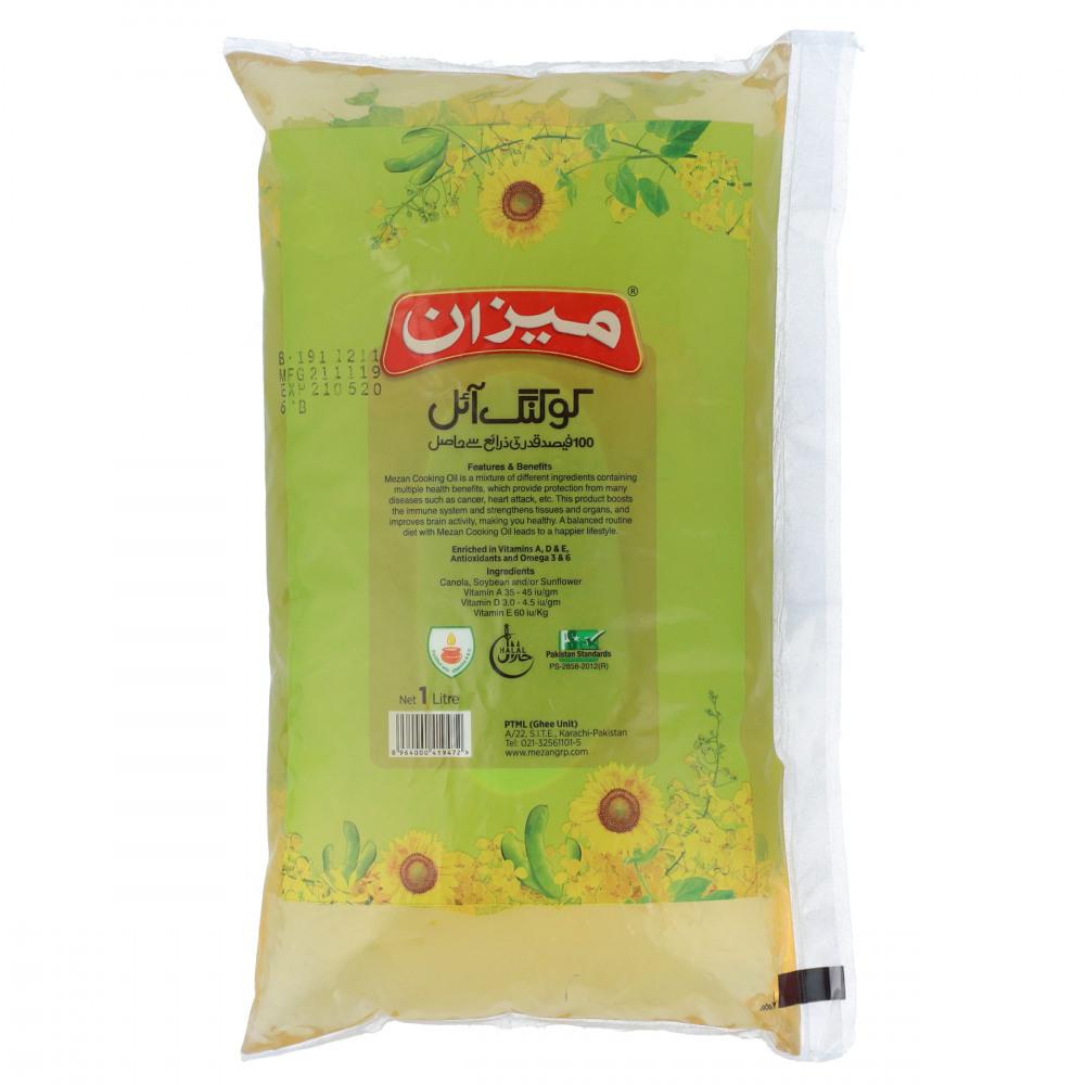 MEZAN COOKING OIL POUCH 1 LTR