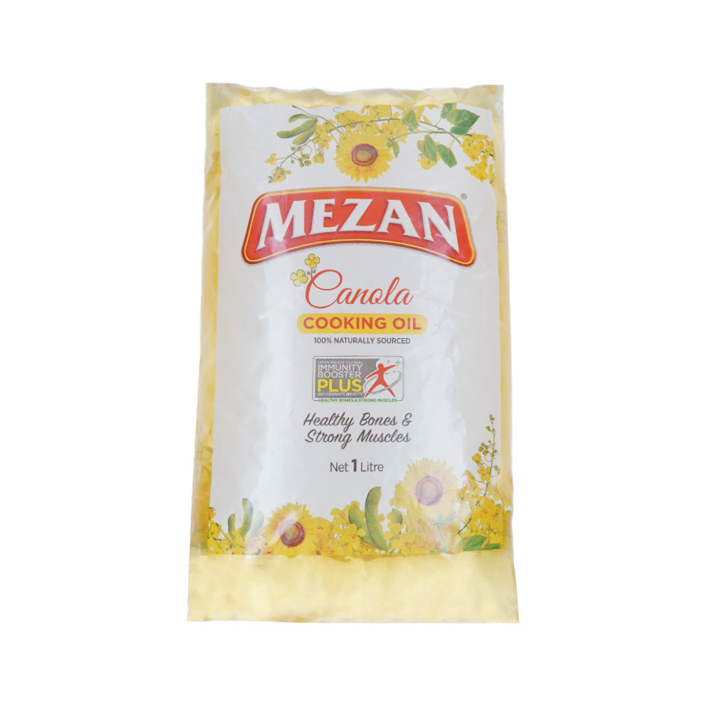 MEZAN CANOLA OIL POUCH 1 LTR