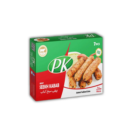 PK FOOD BEEF SEEKH KEBAB 210GM