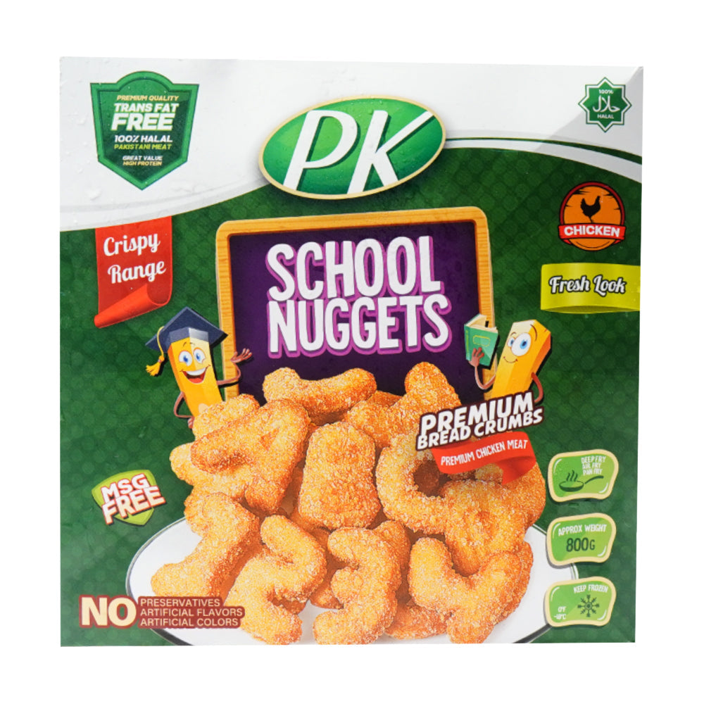 PK FOOD SCHOOL NUGGETS 800 GM