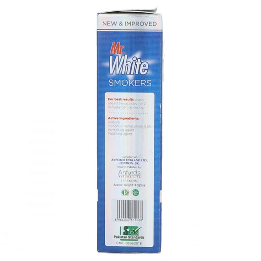 MR WHITE TRULY SMOKERS TOOTHPASTE 40 GM