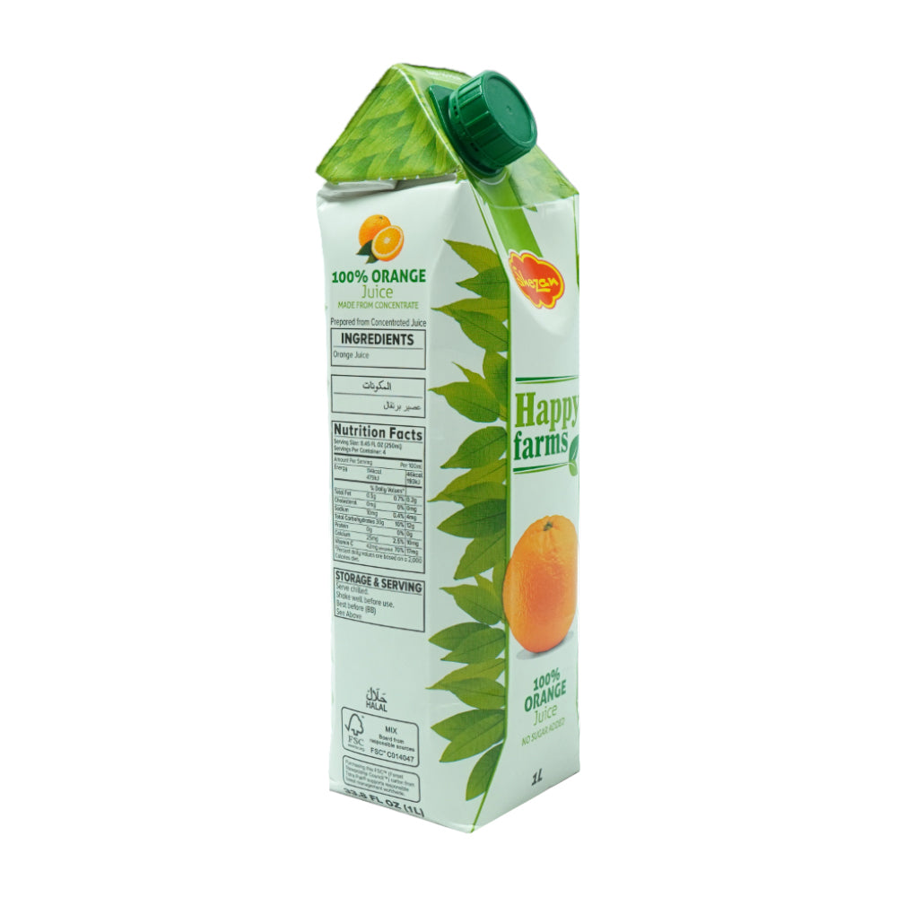 SHEZAN ALL PURE ORANGE JUICE 1 LTR