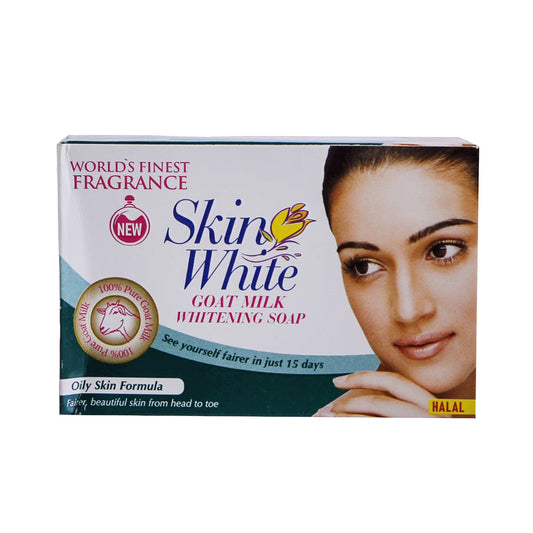 SKIN WHITE GOAT MILK WHITENING SOAP OILY SKIN 100 GM