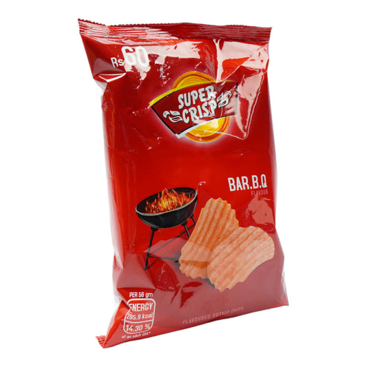 SUPER CRISP POTATO CHIPS BBQ