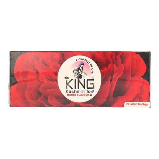 KING KASHMIRI TEA BAGS ROSE FLAVOUR 20 PC