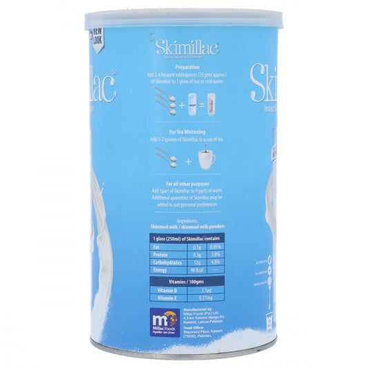 SKIMILLAC INSTANT SKIMMED MILK POWDER TIN 500 GM