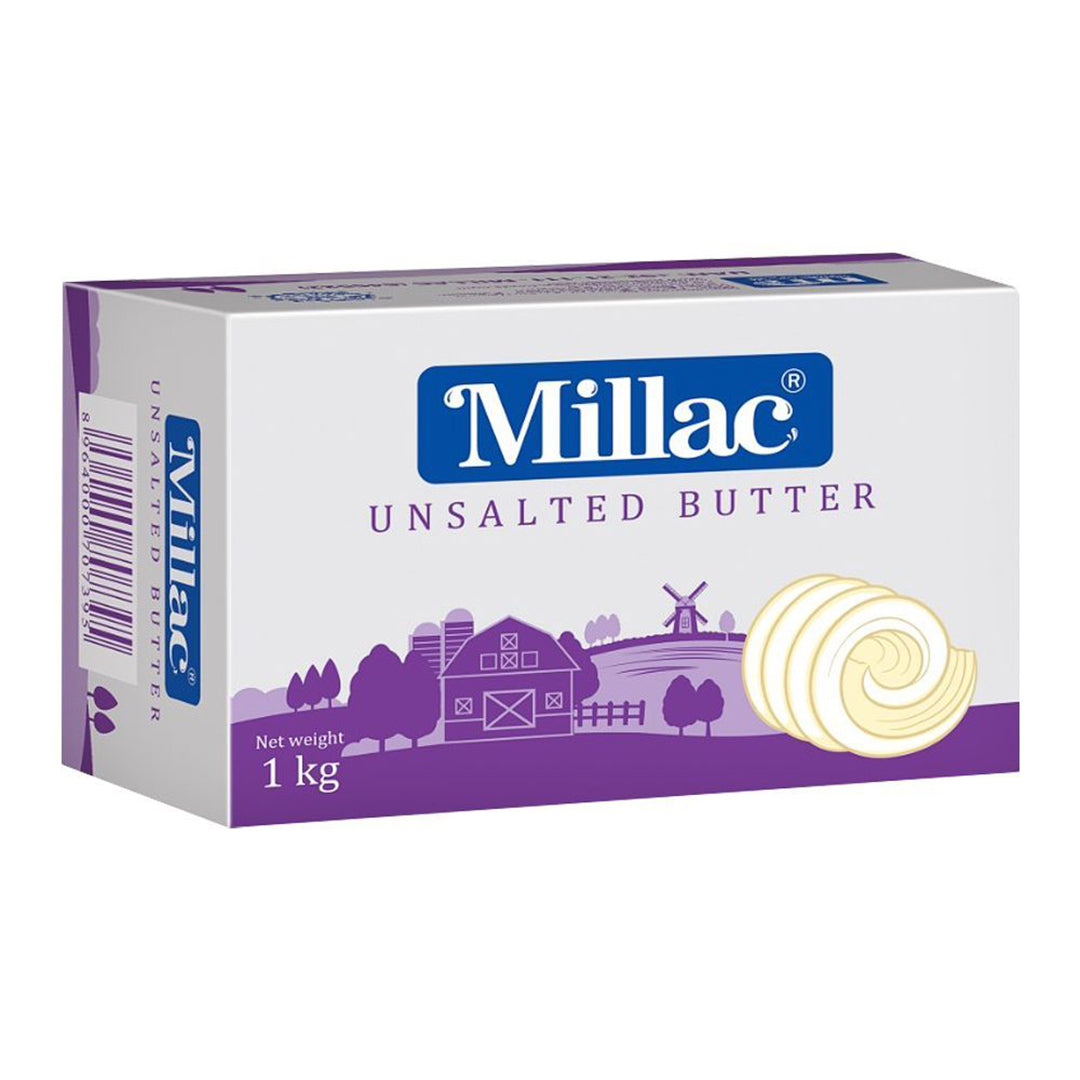 MILLAC UNSALTED BUTTER  100 GM