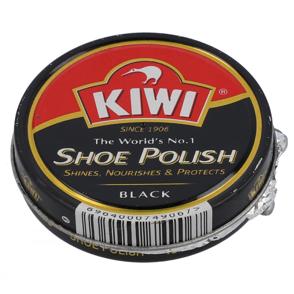 KIWI SHOE POLISH BLACK TIN 45 ML