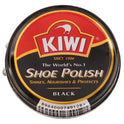 KIWI SHOE POLISH BLACK TIN 90 ML