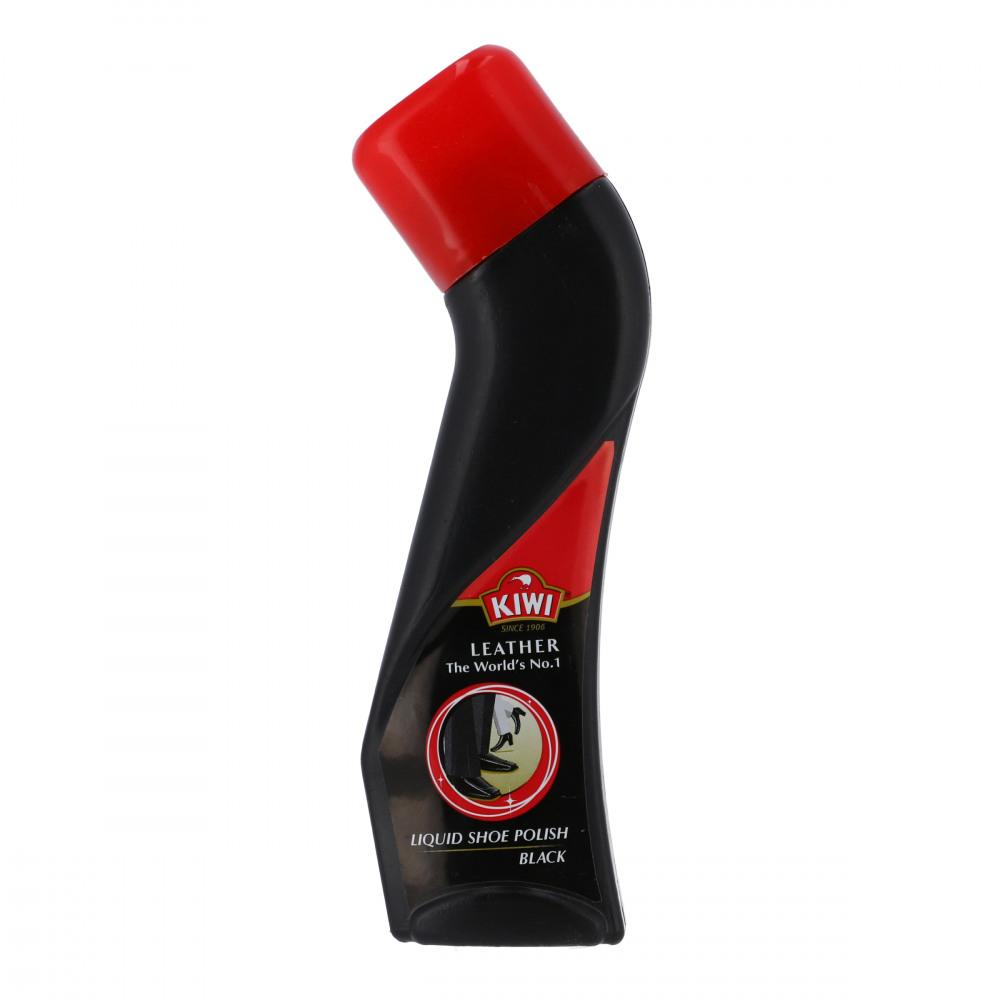 KIWI LEATHER SHOE POLISH LIQUID BLACK 75 ML