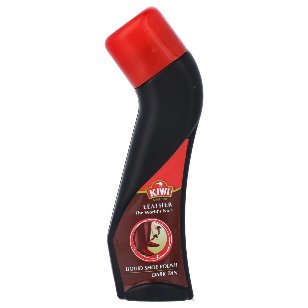 KIWI SHOE POLISH LIQUID DARK TAN 75 ML