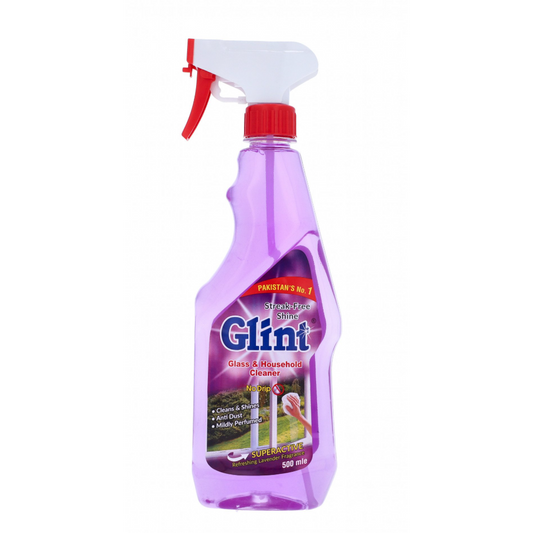 GLINT GLASS CLEANER AND HOUSEHOLD LAVENDER 500 ML