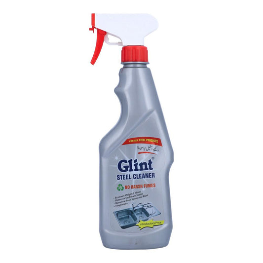 GLINT STEEL CLEANER NO HARSH FUMES 500 ML