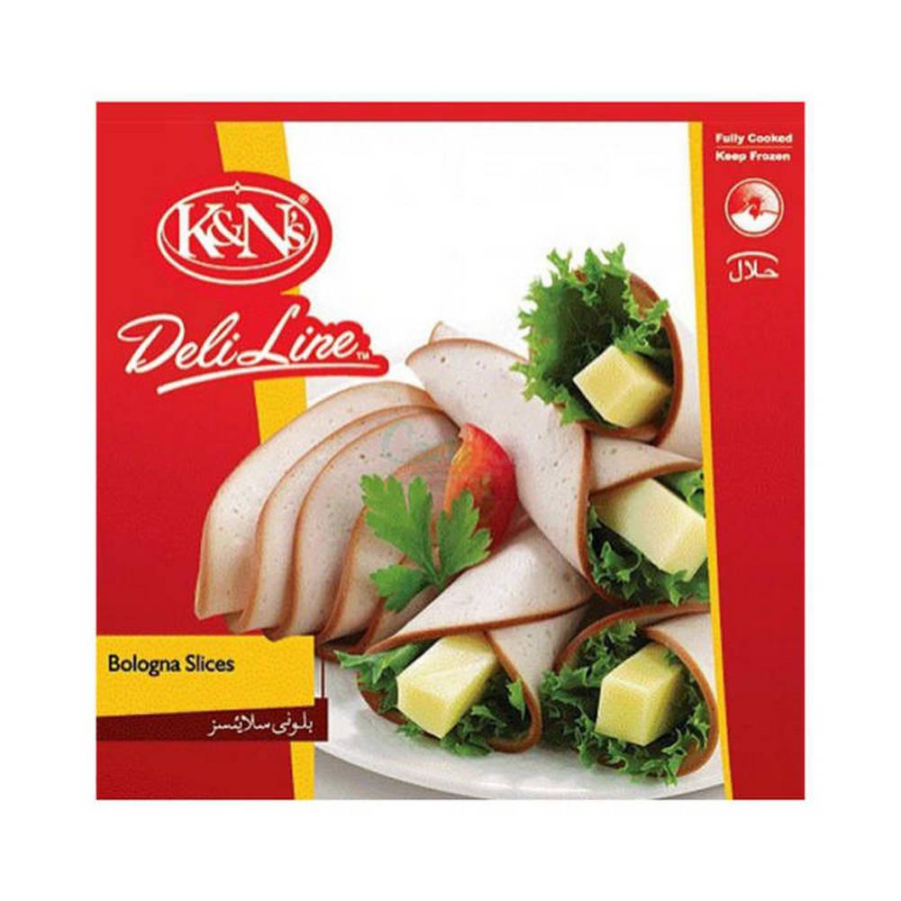 K&N's  BOLOGNA SLICES 44 PCS 616 GM