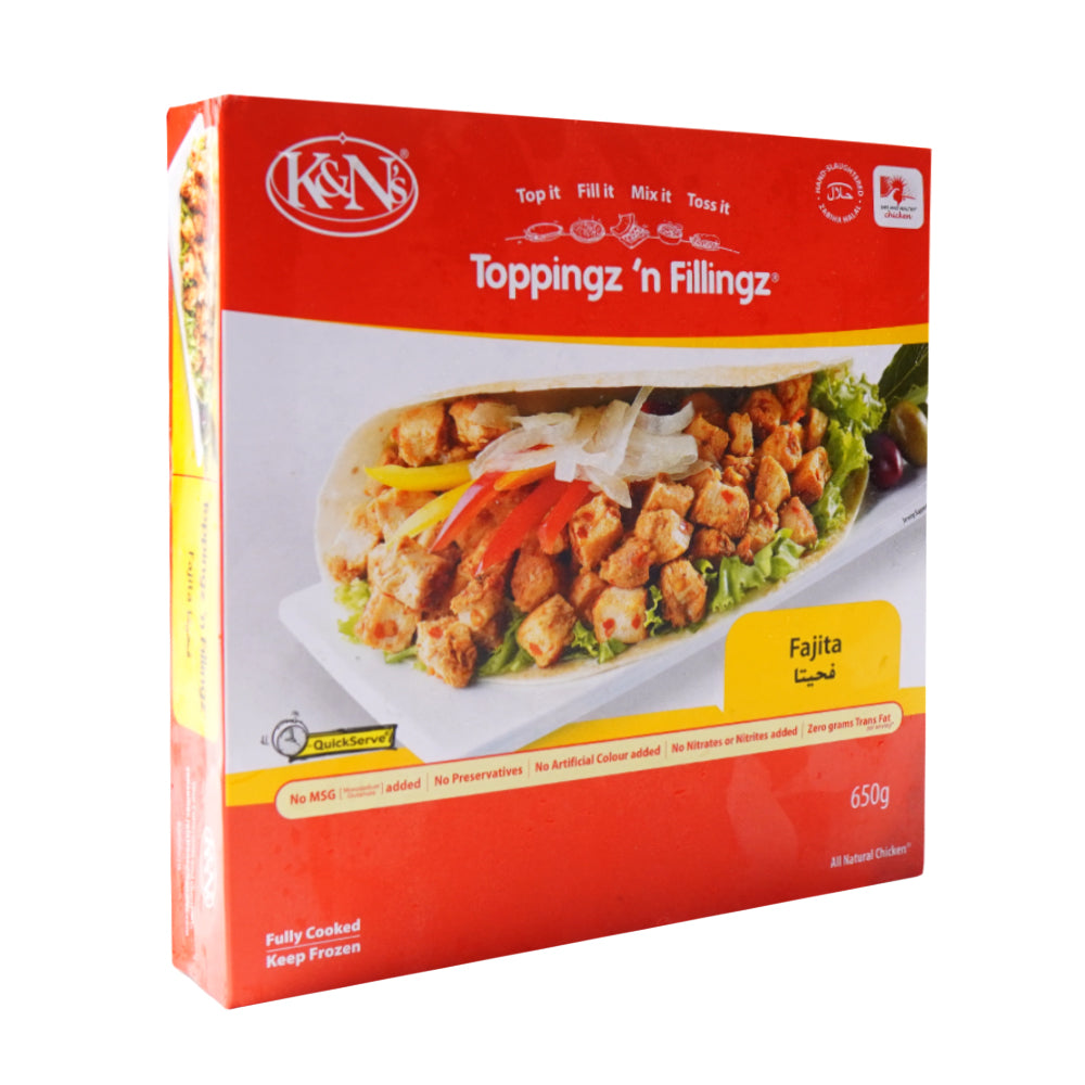 K&N's TOPPINGZ N FILLINGZ FAJITA  650 GM