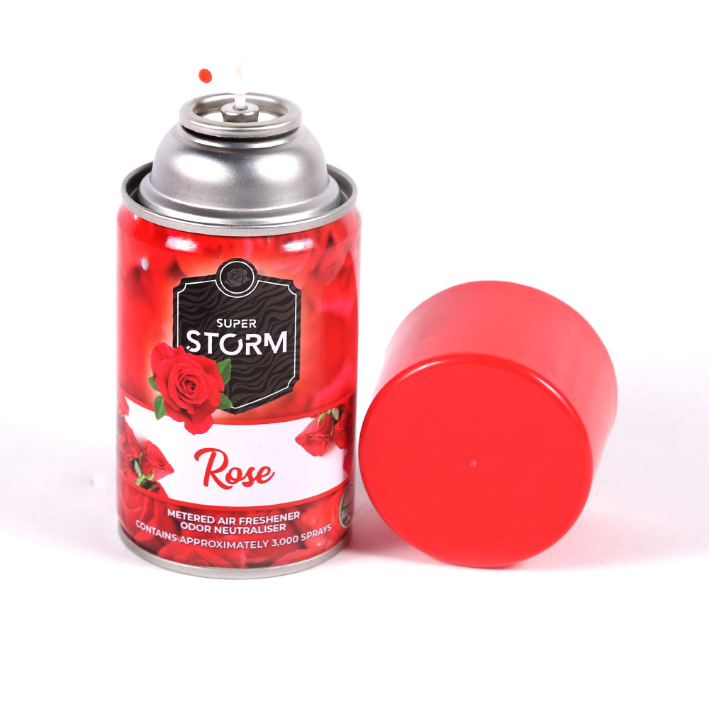 SUPER STORM AIR FRESHNER ROSE 250 ML