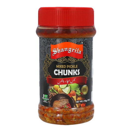 SHANGRILA MIXED PICKLE CHUNKS JAR 750GM