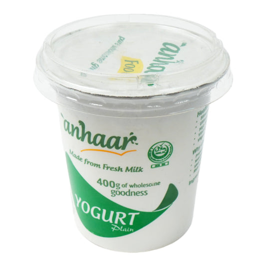 ANHAAR PLAIN YOGURT 400 GM